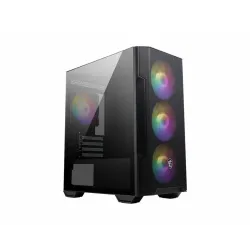Case-MSI-MAG FORGE M100R-Micro-Not included-MicroATX-MiniITX-Colour Black-MAGFORGEM100R