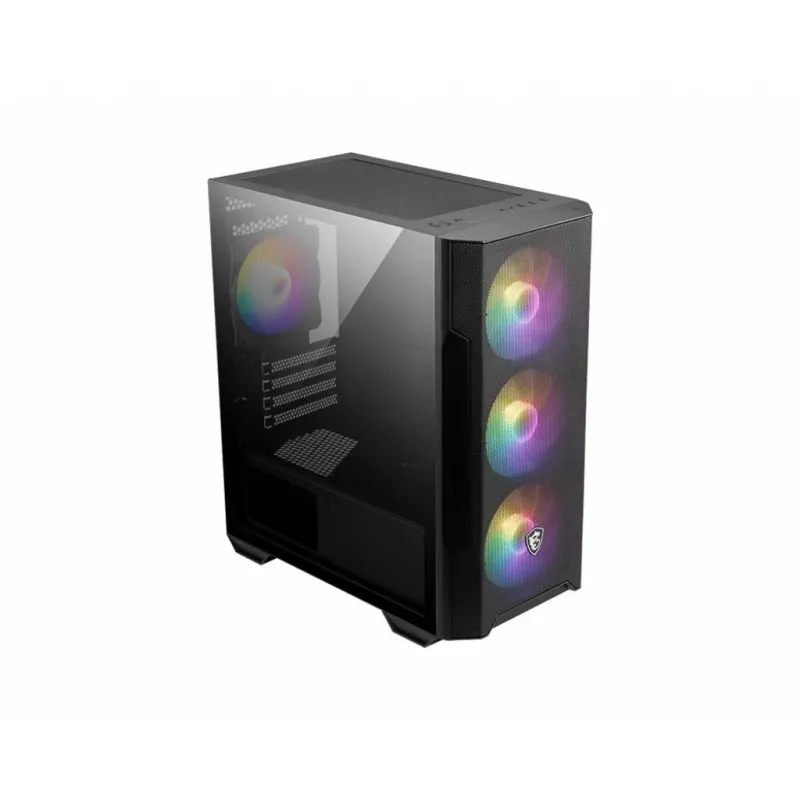 Case-MSI-MAG FORGE M100R-Micro-Not included-MicroATX-MiniITX-Colour Black-MAGFORGEM100R