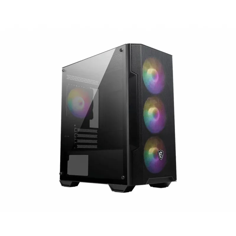 Case-MSI-MAG FORGE M100A-MicroTower-Not included-MicroATX-MiniITX-MAGFORGEM100A