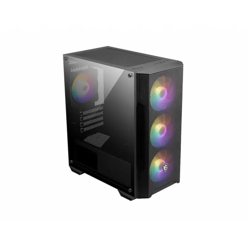 Case-MSI-MAG FORGE M100A-MicroTower-Not included-MicroATX-MiniITX-MAGFORGEM100A