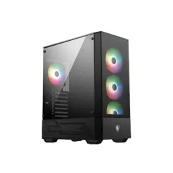 Case-MSI-MAG FORGE 112R-MidiTower-Not included-ATX-MicroATX-MiniITX-Colour Black-MAGFORGE112R