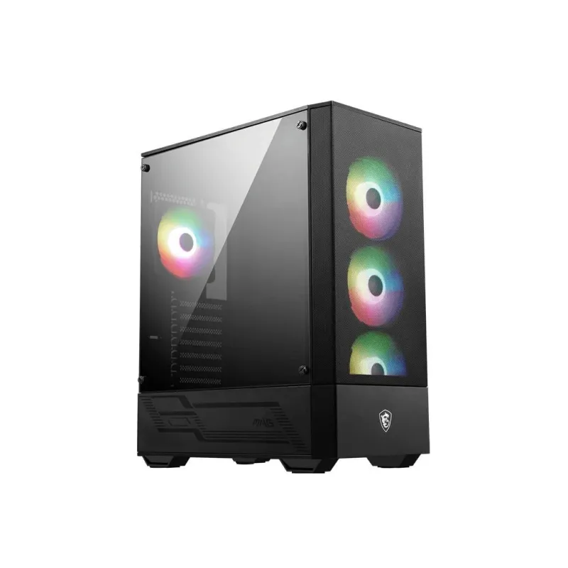 Case-MSI-MAG FORGE 112R-MidiTower-Not included-ATX-MicroATX-MiniITX-Colour Black-MAGFORGE112R