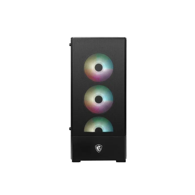 Case-MSI-MAG FORGE 112R-MidiTower-Not included-ATX-MicroATX-MiniITX-Colour Black-MAGFORGE112R