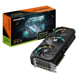 Graphics Card-GIGABYTE-NVIDIA GeForce RTX 5070 Ti-16 GB-GDDR7-256 bit-PCIE 5.0 16x-1xHDMI-3xDisplayPort-N507TGAMINGOC-16GD1.0