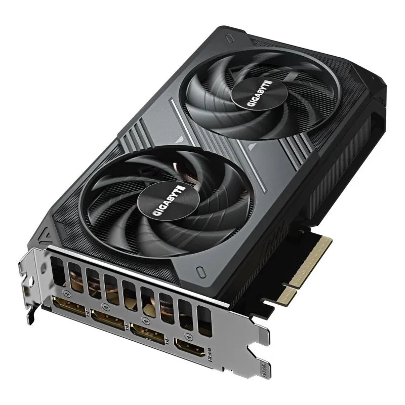 Graphics Card-GIGABYTE-NVIDIA GeForce RTX 5060-8 GB-GDDR7-128 bit-PCIE 5.0 16x-GPU 2512 MHz-GV-N5060WF2OC-8GD