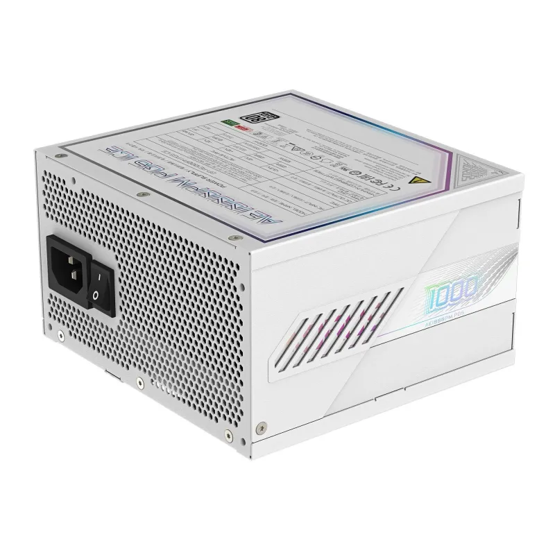 Power Supply-GIGABYTE-GP-AE1000PM PG5 ICE-1000 Watts-Efficiency 80 PLUS PLATINIUM-PFC Active-MTBF 100000 hours-GP-AE1000PMPG5ICE