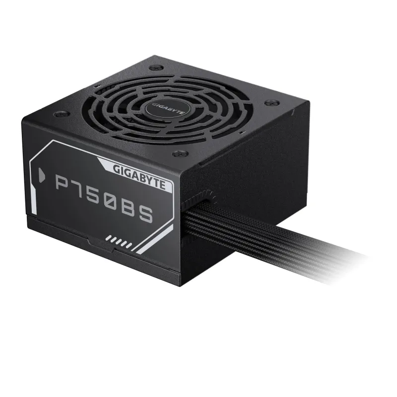 Power Supply-GIGABYTE-GP-P750BS-750 Watts-Efficiency 80 PLUS BRONZE-PFC Active-MTBF 100000 hours-GP-P750BS
