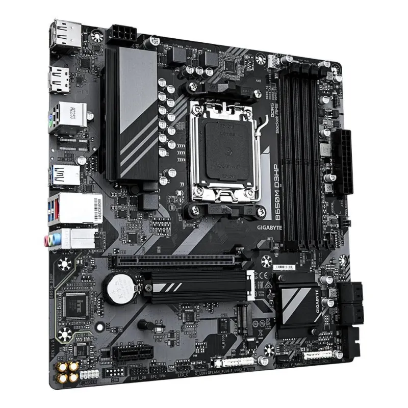 Mainboard-GIGABYTE-AMD B650-SAM5-Micro-ATX-Memory DDR5-Memory slots 4-B650MD3HP1.3