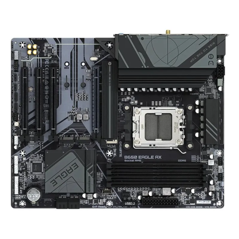 Mainboard-GIGABYTE-AMD B650-Socket AM5-ATX-RAM DDR5-SDRAM-4xSlots-Wi-Fi Yes-Bluetooth Yes-3xNumber of M.2 ,M,
