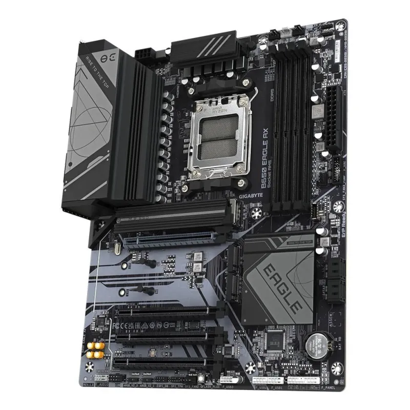 Mainboard-GIGABYTE-AMD B650-Socket AM5-ATX-RAM DDR5-SDRAM-4xSlots-Wi-Fi Yes-Bluetooth Yes-3xNumber of M.2 ,M,