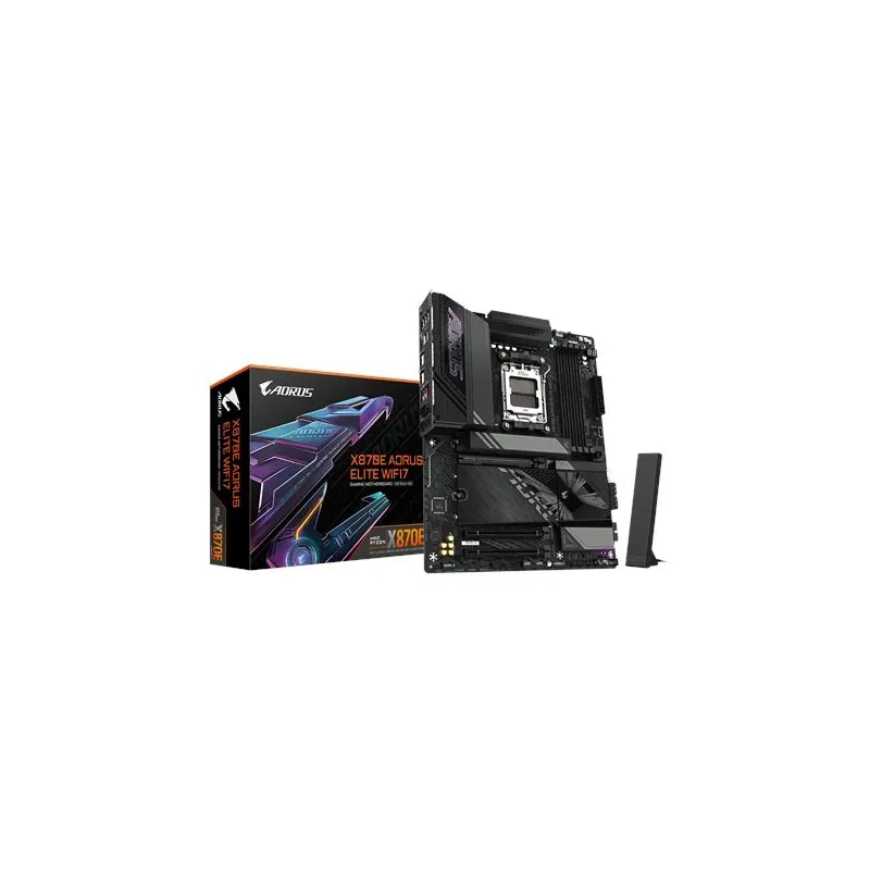Mainboard-GIGABYTE-AMD X870E-SAM5-ATX-Memory DDR5-Memory slots 4-1xPCI-Express 3.0 4x-1xPCI-Express 4.0 4x -1xPCI-Express 5.0