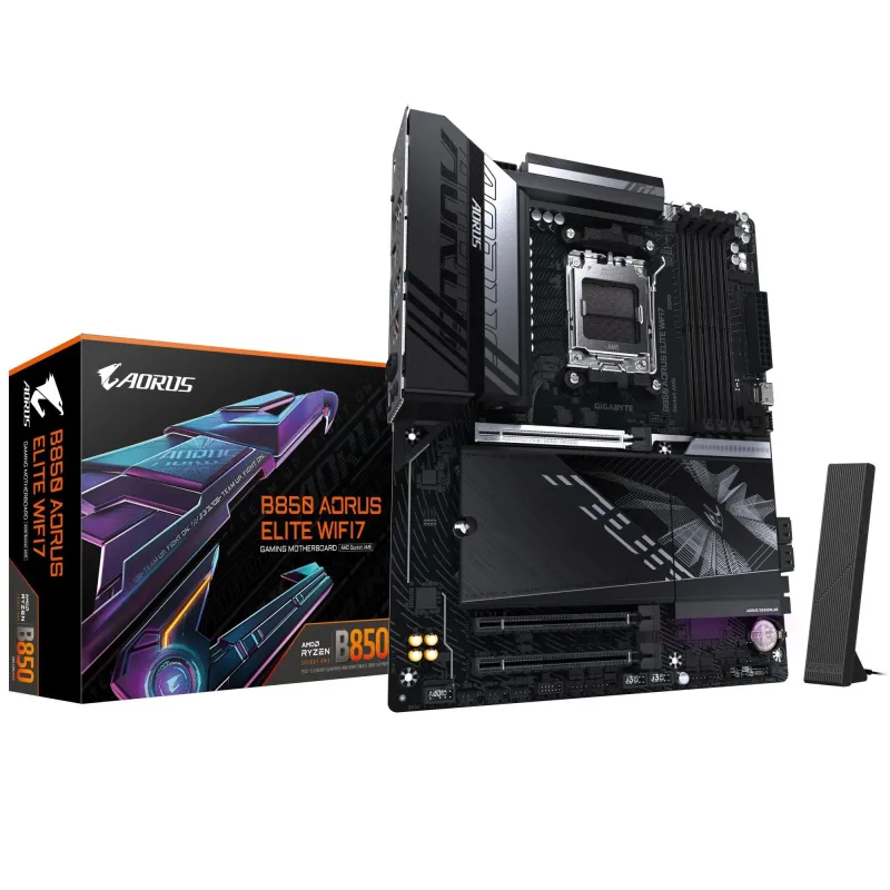 Mainboard-GIGABYTE-AMD B850-SAM5-ATX-Memory DDR5-Memory slots 4-B850AELITEWF71.1