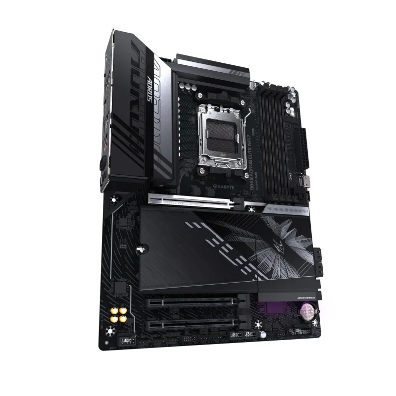 Gigabyte B850 A ELITE WF7 - Processor family AMD - Processor socket AM5 - DDR5 - Supported hard disk drive interfaces SATA, M.2