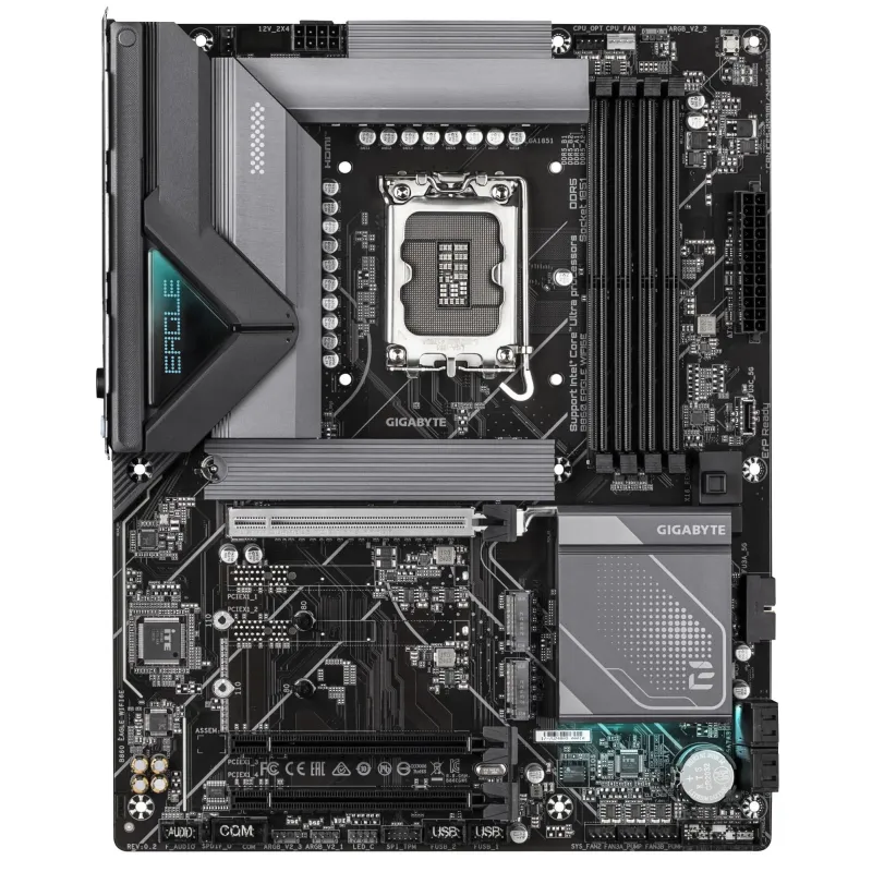 Mainboard-GIGABYTE-Intel B860 Express-LGA1851-ATX-Memory DDR5-Memory slots 4-3xPCI-Express