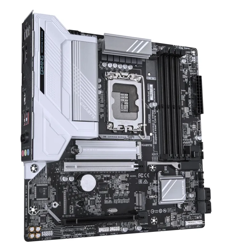 Mainboard-GIGABYTE-Intel B860 Express-LGA1851-Micro-ATX-Memory DDR5-Memory slots 4-2xPCI-Express