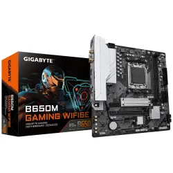 Mainboard-GIGABYTE-AMD B650-Socket AM5-micro ATX-RAM DDR5-SDRAM-2xSlots-Wi-Fi Yes-Bluetooth Yes-1xNumber of M.2 ,M, slots-B650M