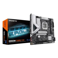 Mainboard-GIGABYTE-Intel B860 Express-LGA1851-Micro-ATX-Memory DDR5-Memory slots 2-B860MEAGLEV2