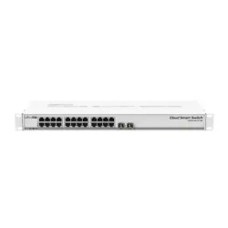 MikroTik - Cloud Smart Switch - CSS326-24G-2S+RM - Managed L2 - Rackmountable - Gigabit Ethernet ,copper, ports quantity 24 -