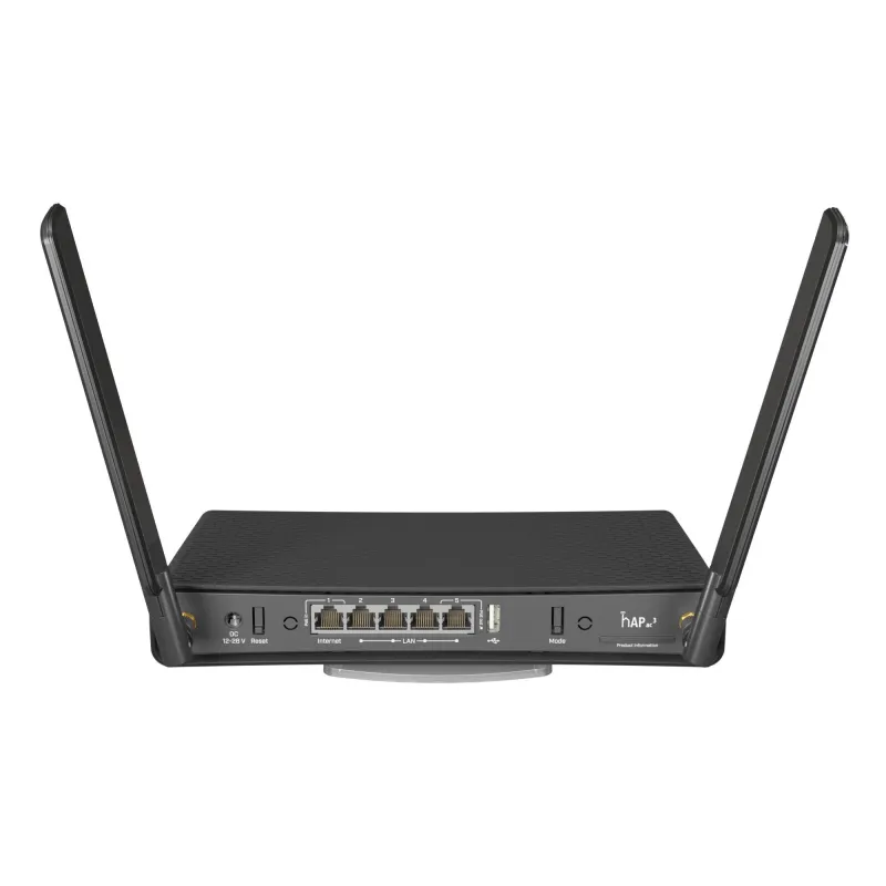 Wireless Router-MIKROTIK-Wireless Access Point-1200 Mbps-IEEE 802.3ac-USB 2.0-1 WAN-4x10-100-1000M-RBD53IG-5HACD2HND