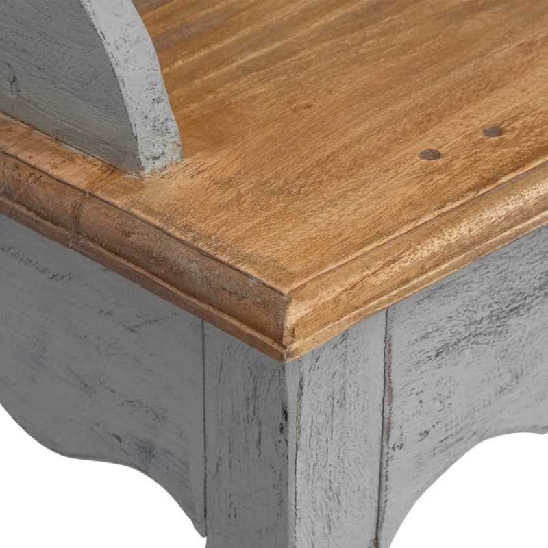 vidaXL rakstāmgalds, 80x40x92 cm, pārstrādāts masīvkoks