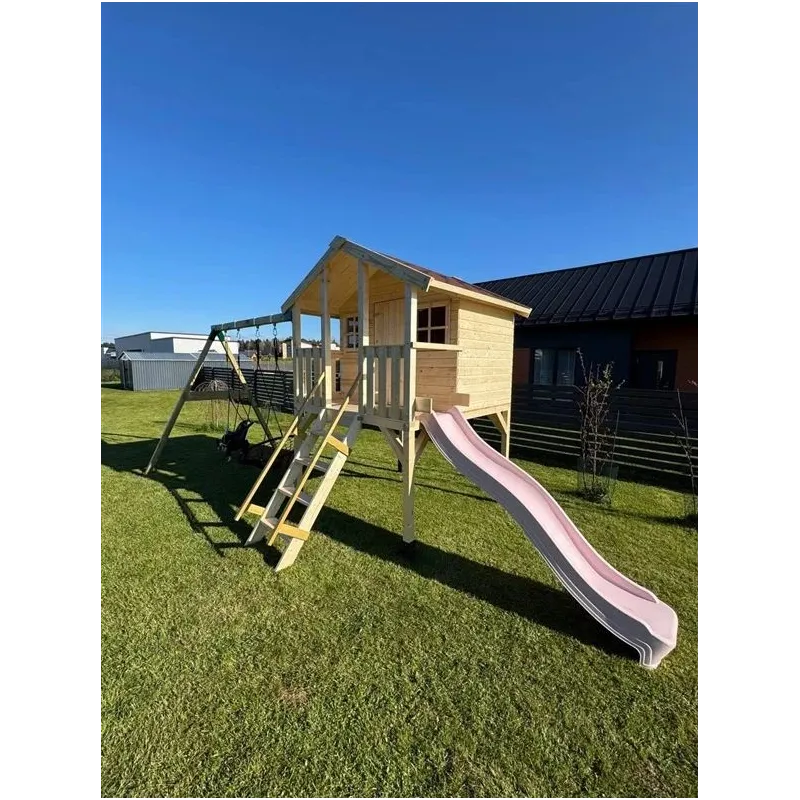 Slide 300cm pastelinė rožinė