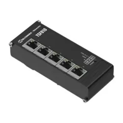 Switch-TELTONIKA-Switch type Unmanaged-Form factor DIN rail-5xRJ-45 ports-RJ-45 Ports Type Fast Ethernet ,10-100,-5xFast