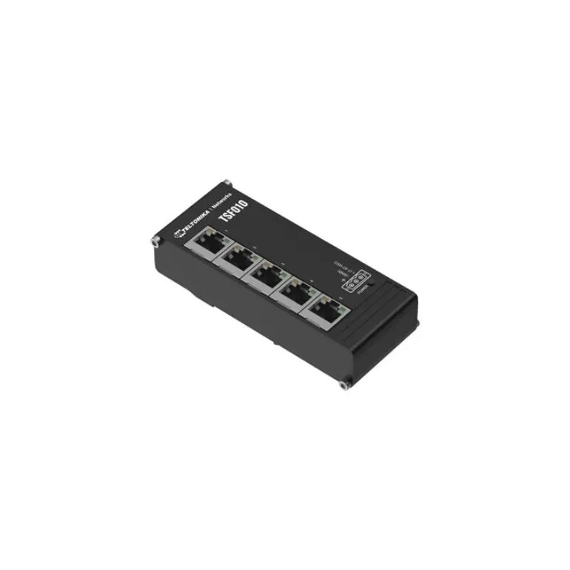 Switch-TELTONIKA-Switch type Unmanaged-Form factor DIN rail-5xRJ-45 ports-RJ-45 Ports Type Fast Ethernet ,10-100,-5xFast