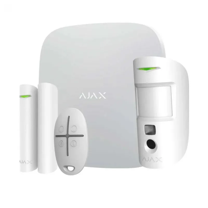 Alarm security starterkit cam-plus white 38174 ajax