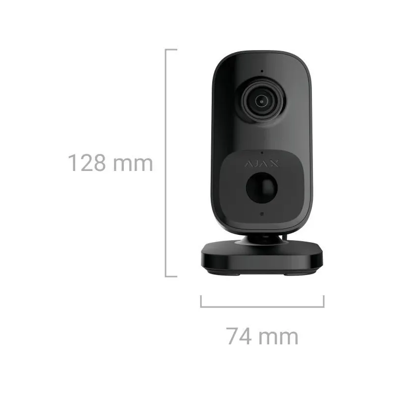 Net camera indoorcam 4mp ir-wifi cube black 111567 ajax