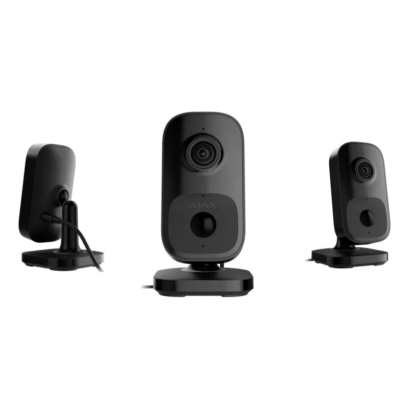 Net camera indoorcam 4mp ir-wifi cube black 111567 ajax