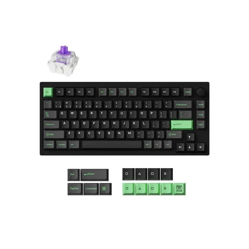 Keyboard wrl p1 he rgb-black p1h-m1z keychron
