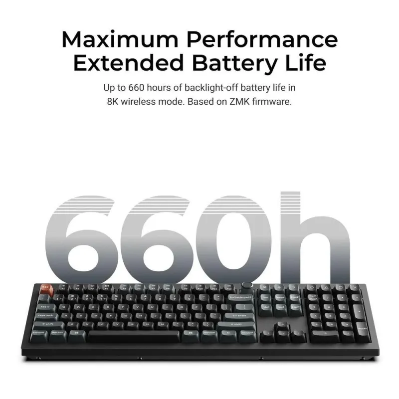 Keyboard wrl v6 ultra-black v6u-d3 keychron
