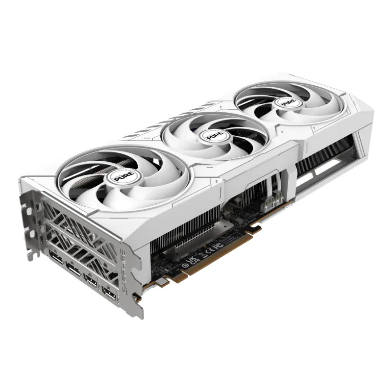 Graphics Card-SAPPHIRE-AMD Radeon RX 9070-16 GB-GDDR6-256 bit-PCIE 5.0 16x-Triple slot Fansink-2xHDMI-2xDisplayPort-11349-02-20G