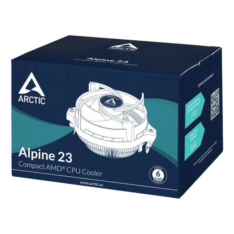 Cpu cooler sam5-sam4-alpine 23 acalp00035a arctic