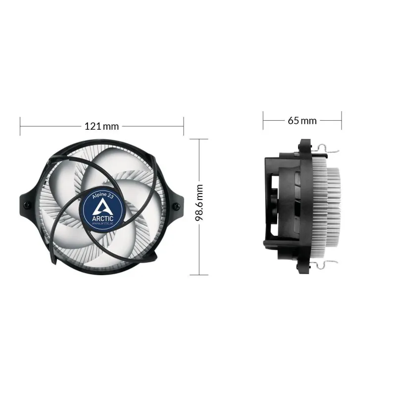 Cpu cooler sam5-sam4-alpine 23 acalp00035a arctic
