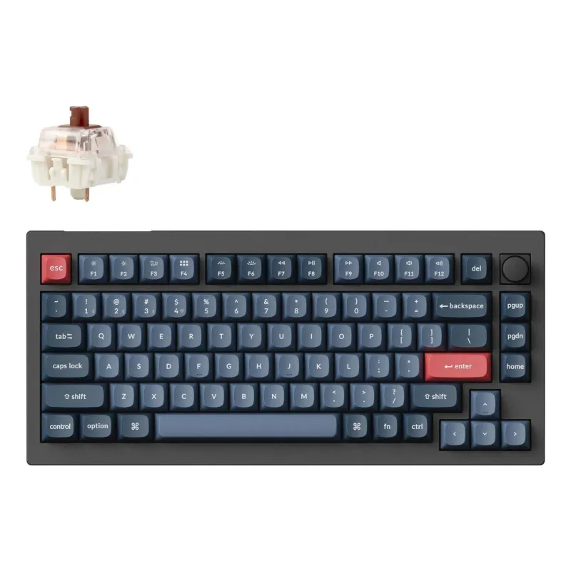 Keyboard wrl v1 max rgb-carbon black v1m-d3 keychron