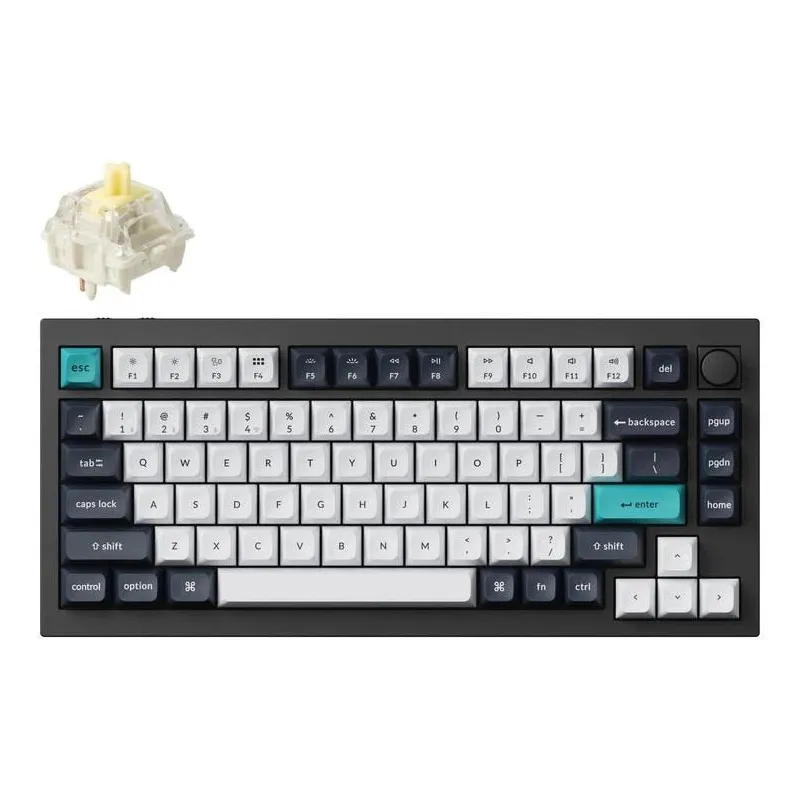 Keyboard wrl q1 max rgb-carbon black q1m-m4 keychron