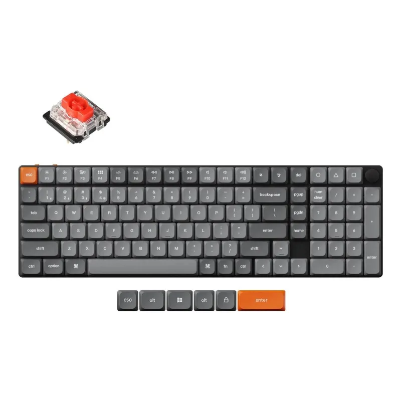 Keyboard wrl k17 max rgb-black k17m-h1 keychron