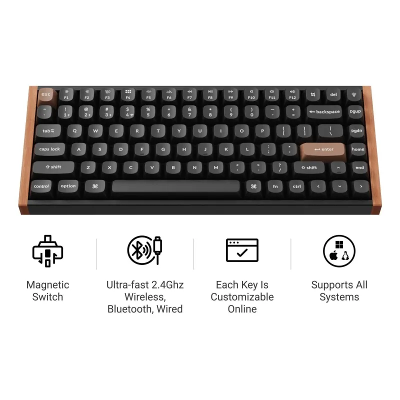Keyboard wrl k2 he special ed.-black k2h-f1 keychron