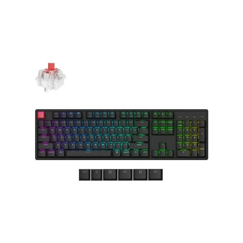 Keyboard wrl k10 rgb-black k10x-j1 keychron