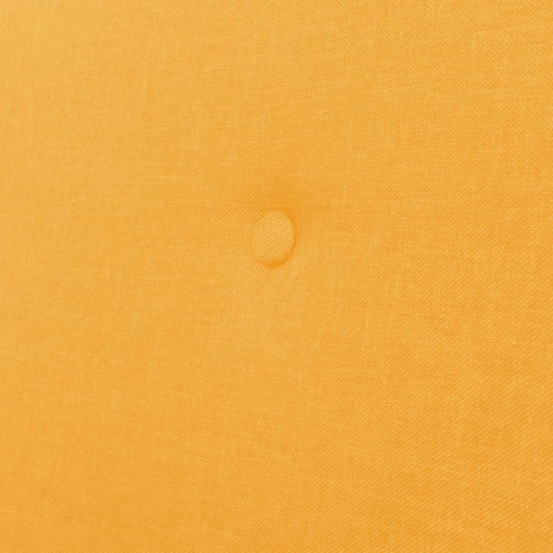 vidaXL atpūtas krēsls, dzeltens audums