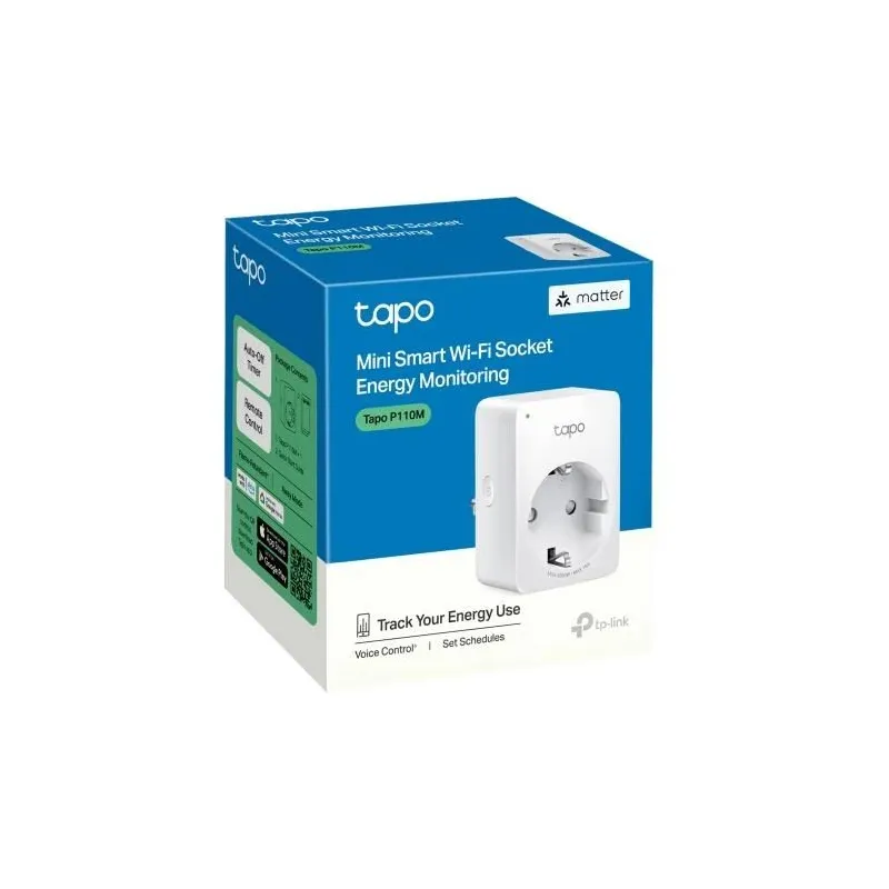TP-LINK - Mini Smart Wi-Fi Plug, Energy Monitoring - Tapo P110M