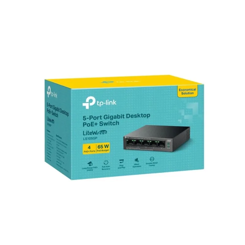 Switch-TP-LINK-LS105GP-PoE+ ports 4-LS105GP
