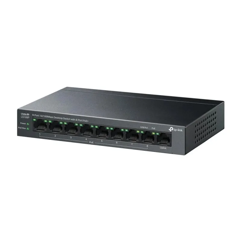 Switch-TP-LINK-LS109P-PoE+ ports 8-LS109P