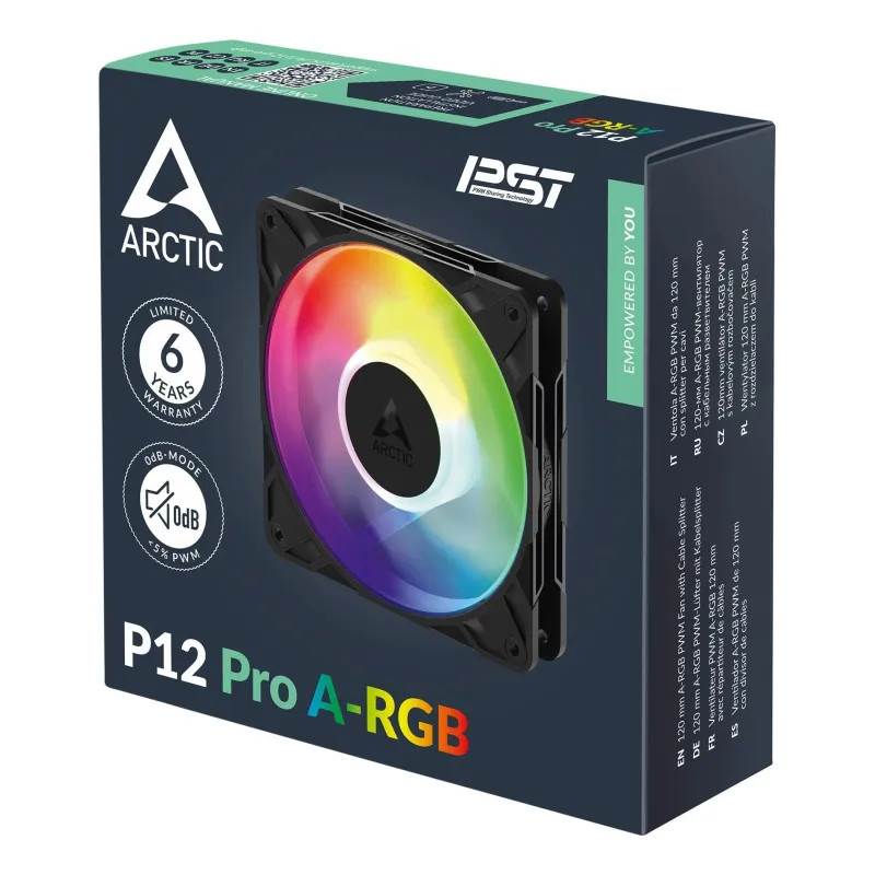 Case fan 120mm p12 pro a-rgb-acfan00309a arctic
