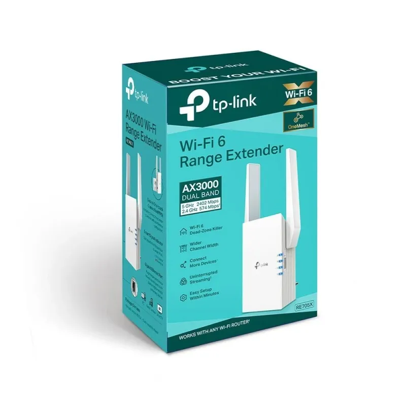 Wrl range extender 3000mbps-re705x tp-link