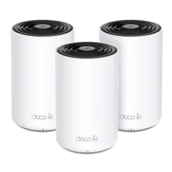 Wireless Router-TP-LINK-Wireless Access Point - Router-3-pack-5400 Mbps-Mesh-Wi-Fi 6e-3x10-100-1000M-Number of antennas