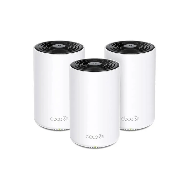 Wireless Router-TP-LINK-Wireless Access Point - Router-3-pack-5400 Mbps-Mesh-Wi-Fi 6e-3x10-100-1000M-Number of antennas