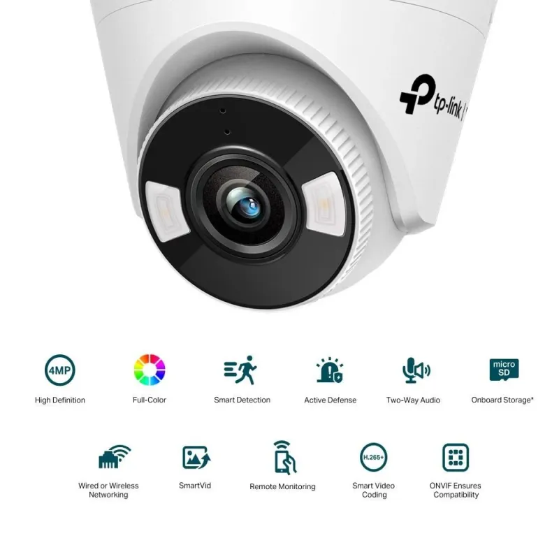Net camera turret h.264 4mp-vigi c440,2.8mm, tp-link