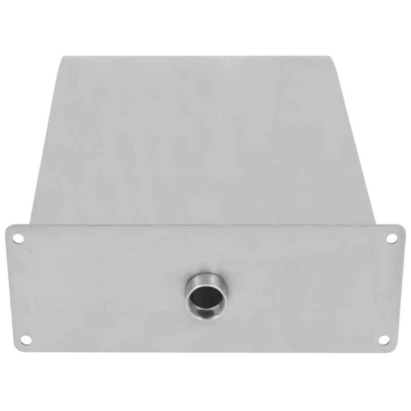 vidaXL baseina strūklaka, 45x30x65 cm, nerūsējošs tērauds, sudraba